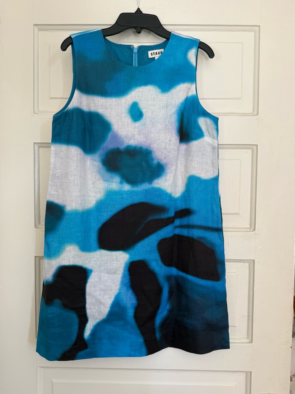 NWT STAUD Brea Blue Haze Dress - size small
